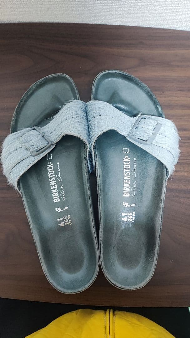 Rick Owens Birkenstock Arizona サンダル　グレー