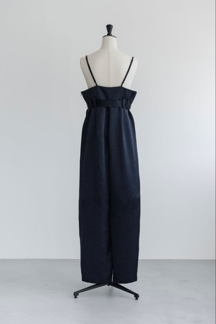 サロペット・オーバーオール・オールインワン roughlow otona satin wide salopette