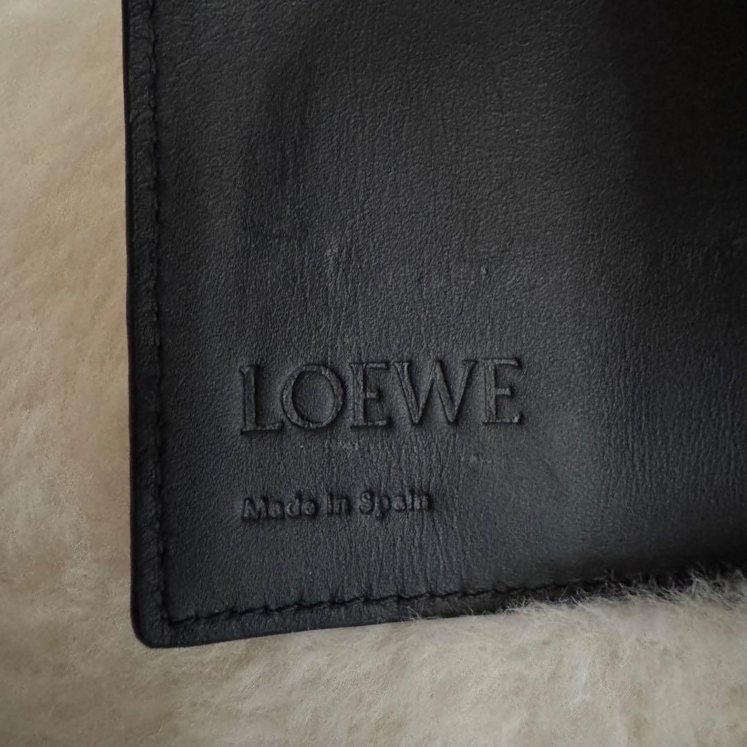 ロエベ　6連　キーケース　グレー　小物　付属品あり