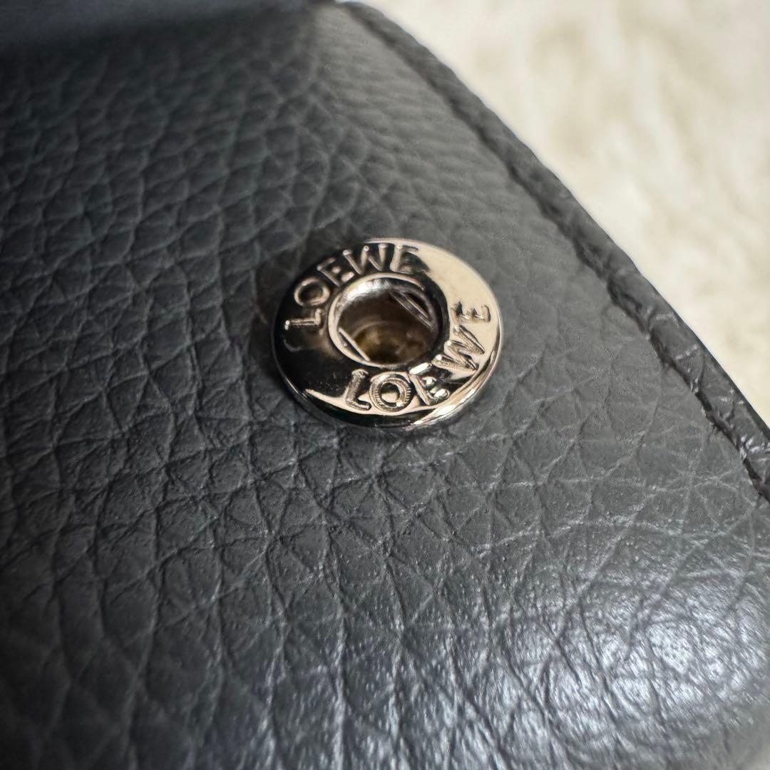 ロエベ　6連　キーケース　グレー　小物　付属品あり