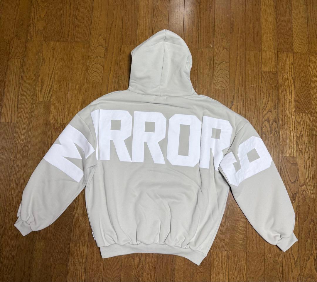 【最終値下げ】MIRROR9 ICONフーディー グレー MLサイズ新品