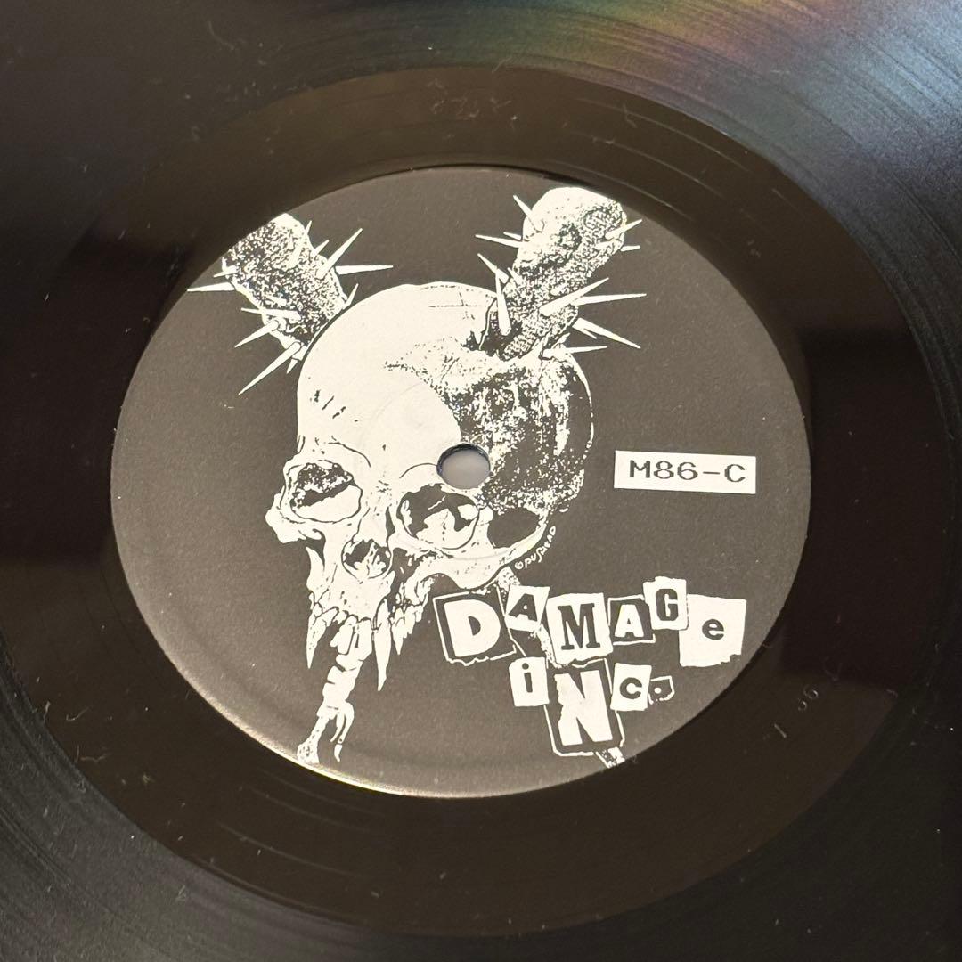 洋楽 llica Damage Inc. Tour 1986 2LP