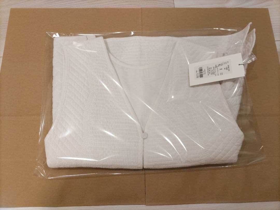 doux bleu インドキルト刺繍 2WAYベスト _IVORY