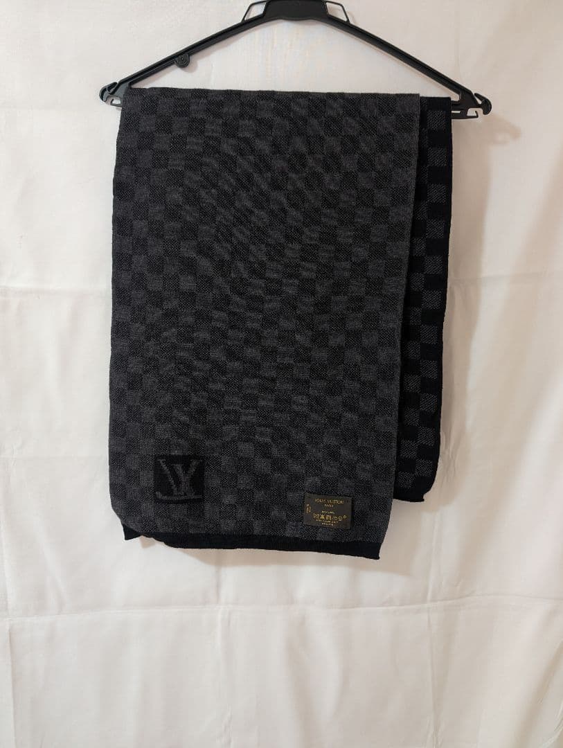 Louis Vuitton エシャルプ プティ・ダミエ グラフィット マフラー