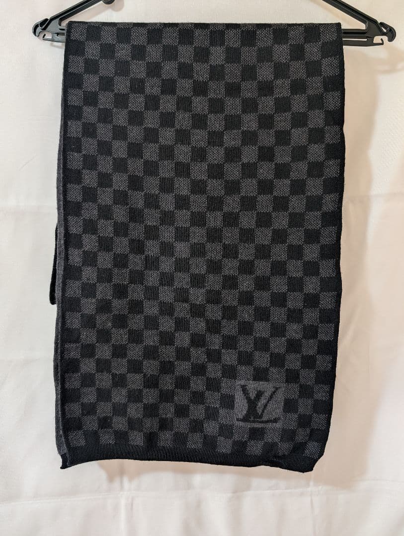 Louis Vuitton エシャルプ プティ・ダミエ グラフィット マフラー