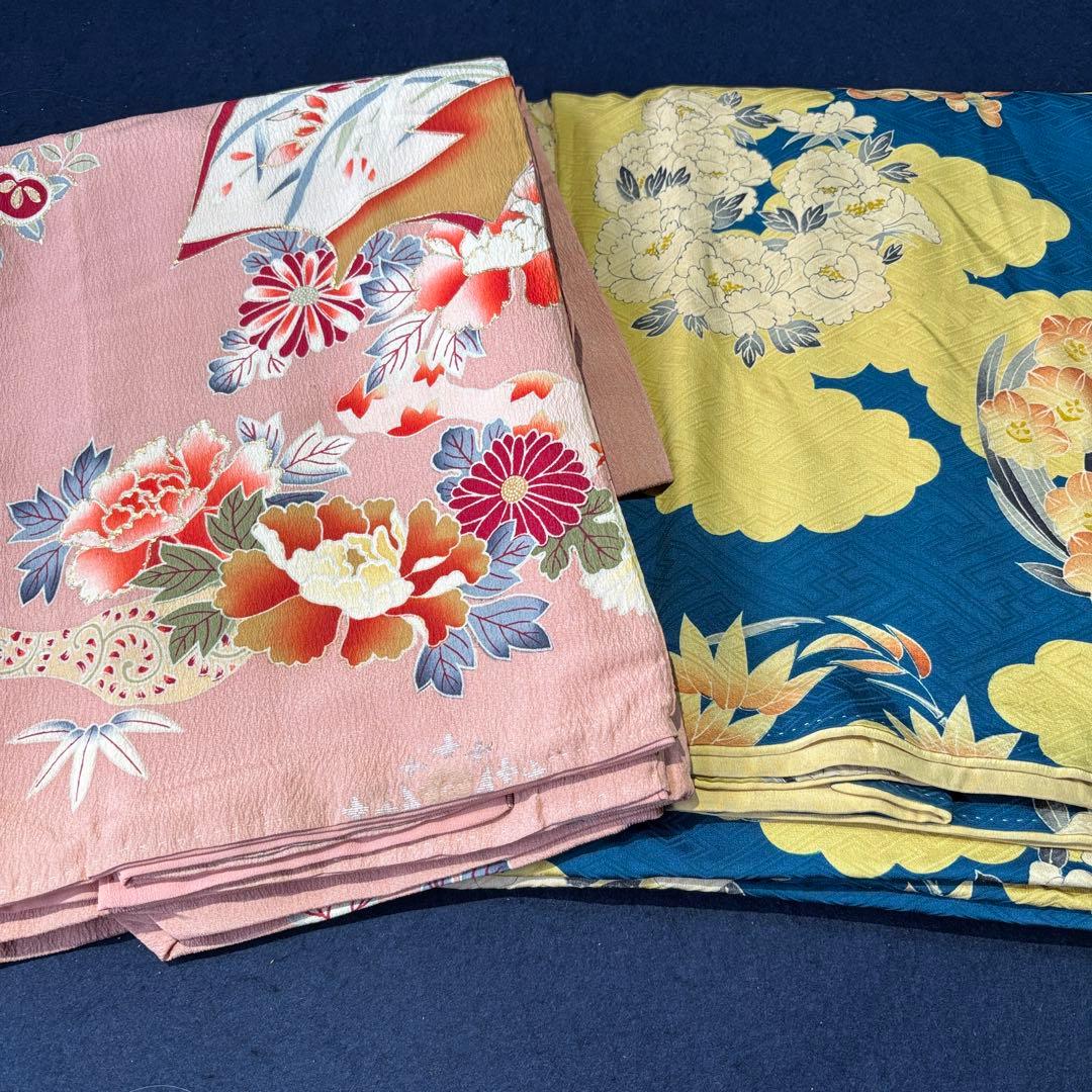 89アンティーク着物12枚おまとめ売り材料正絹