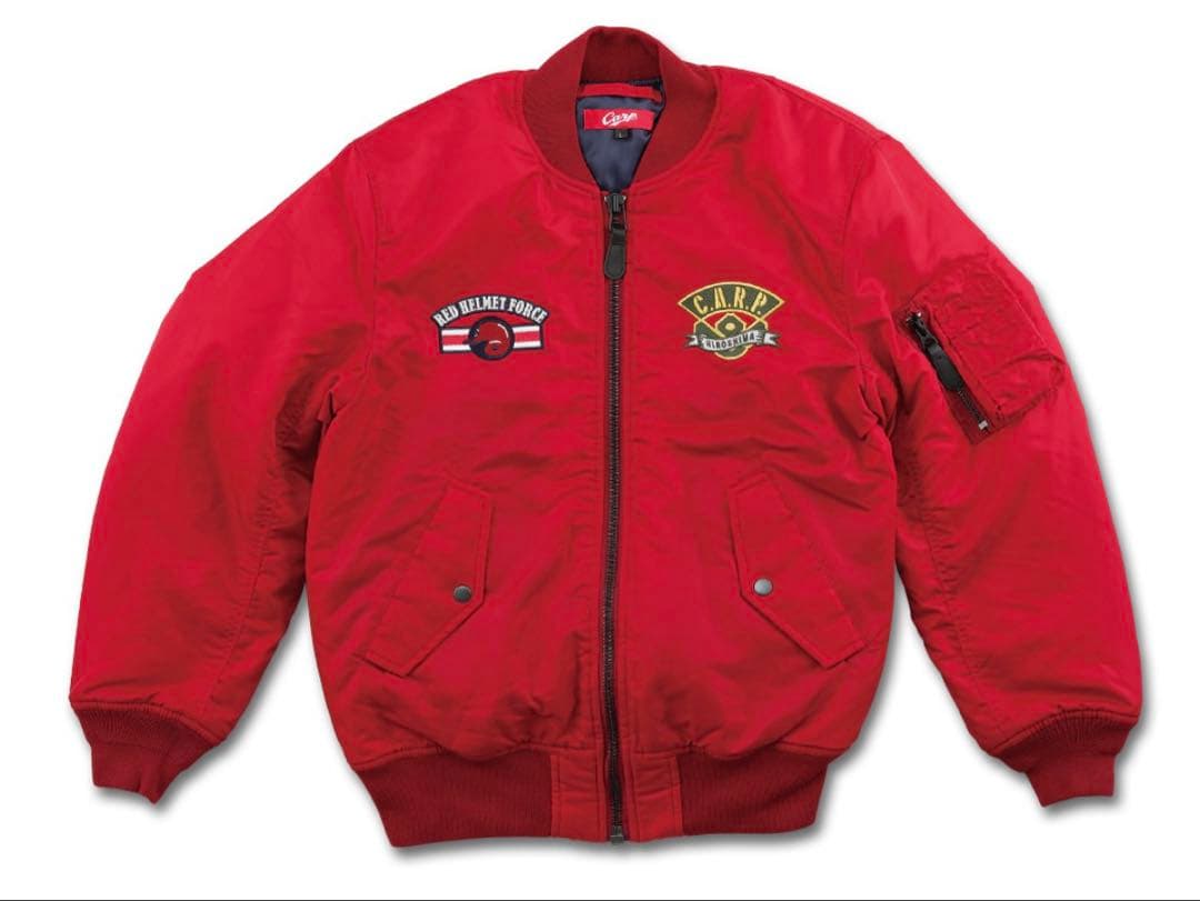 りげる@広島東洋カープ　MA-1 フライトジャケット