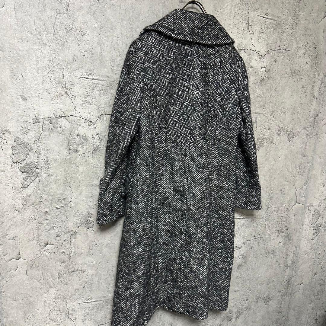 【超人気◎】Aquascutum　ダブルチェスターコート　アルパカ混　美品◎