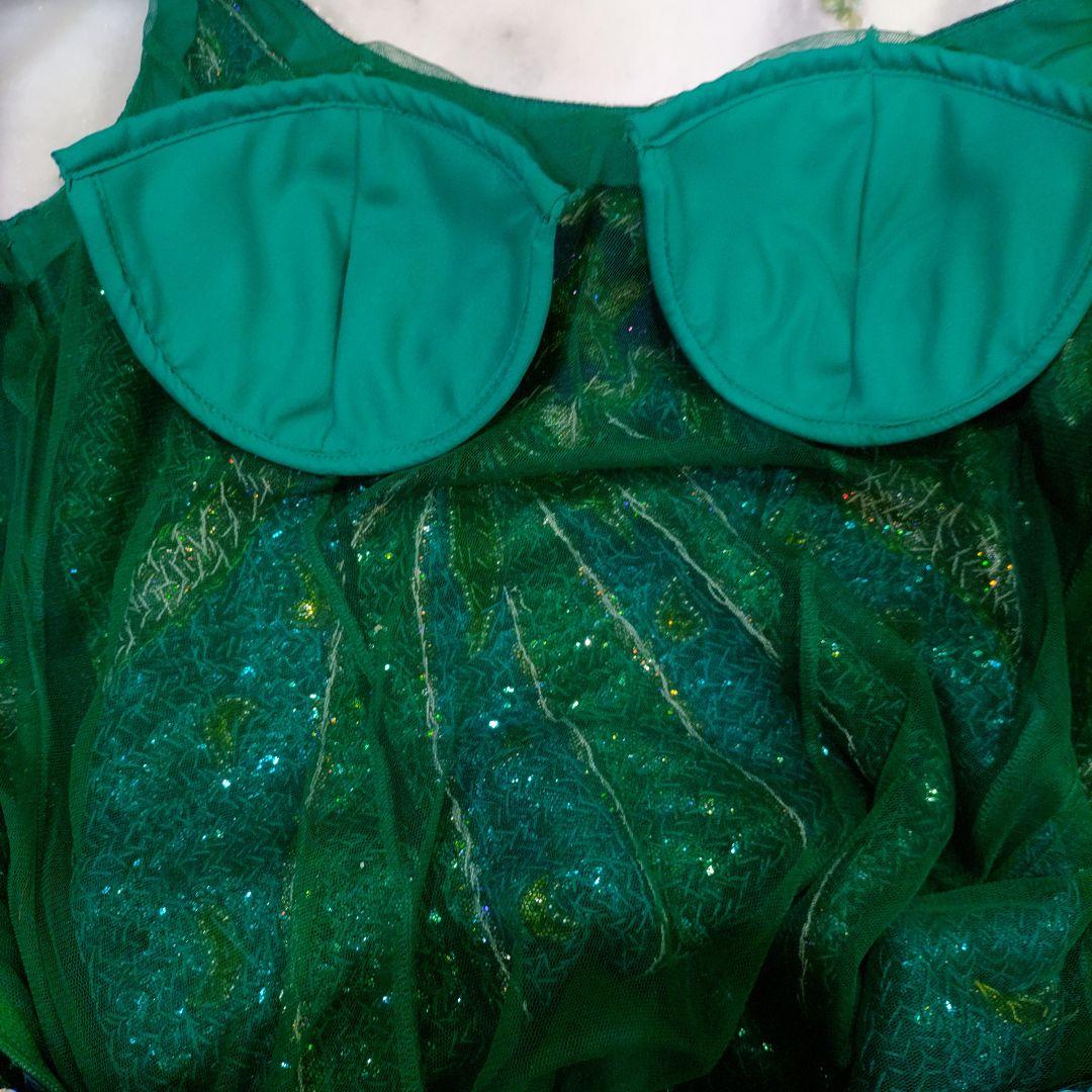 超豪華な総スパンコール　マーメイド　ロングドレス　発送会　イベント　ダンス