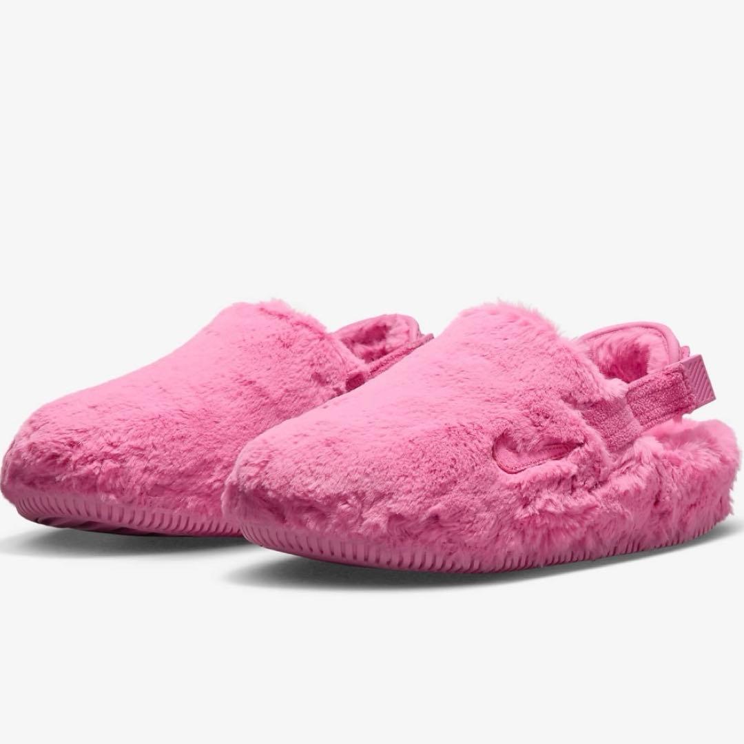 NIKE ナイキ CALM MULE SE ピンク モコモコ ミュール 23cm