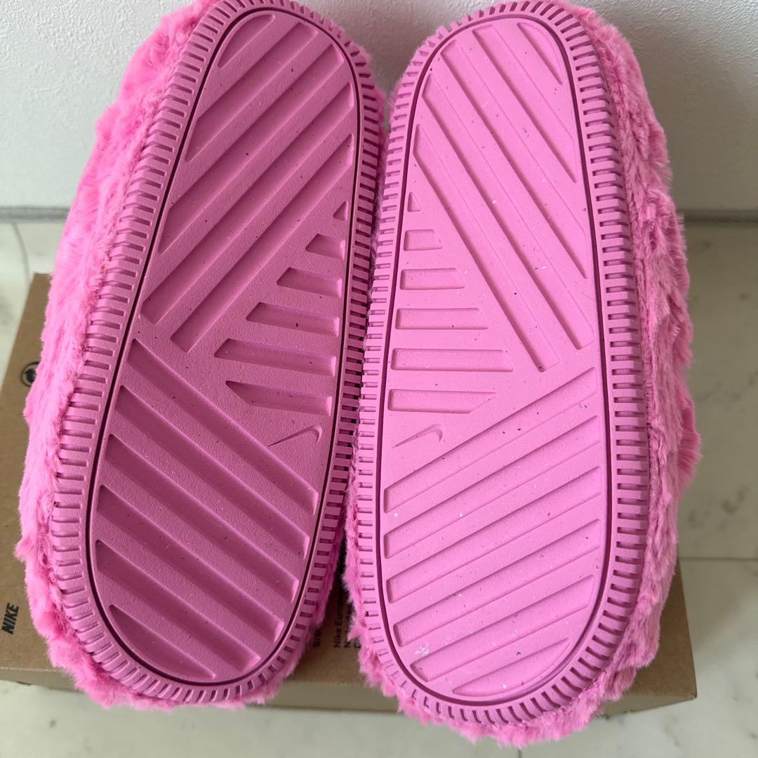 NIKE ナイキ CALM MULE SE ピンク モコモコ ミュール 23cm