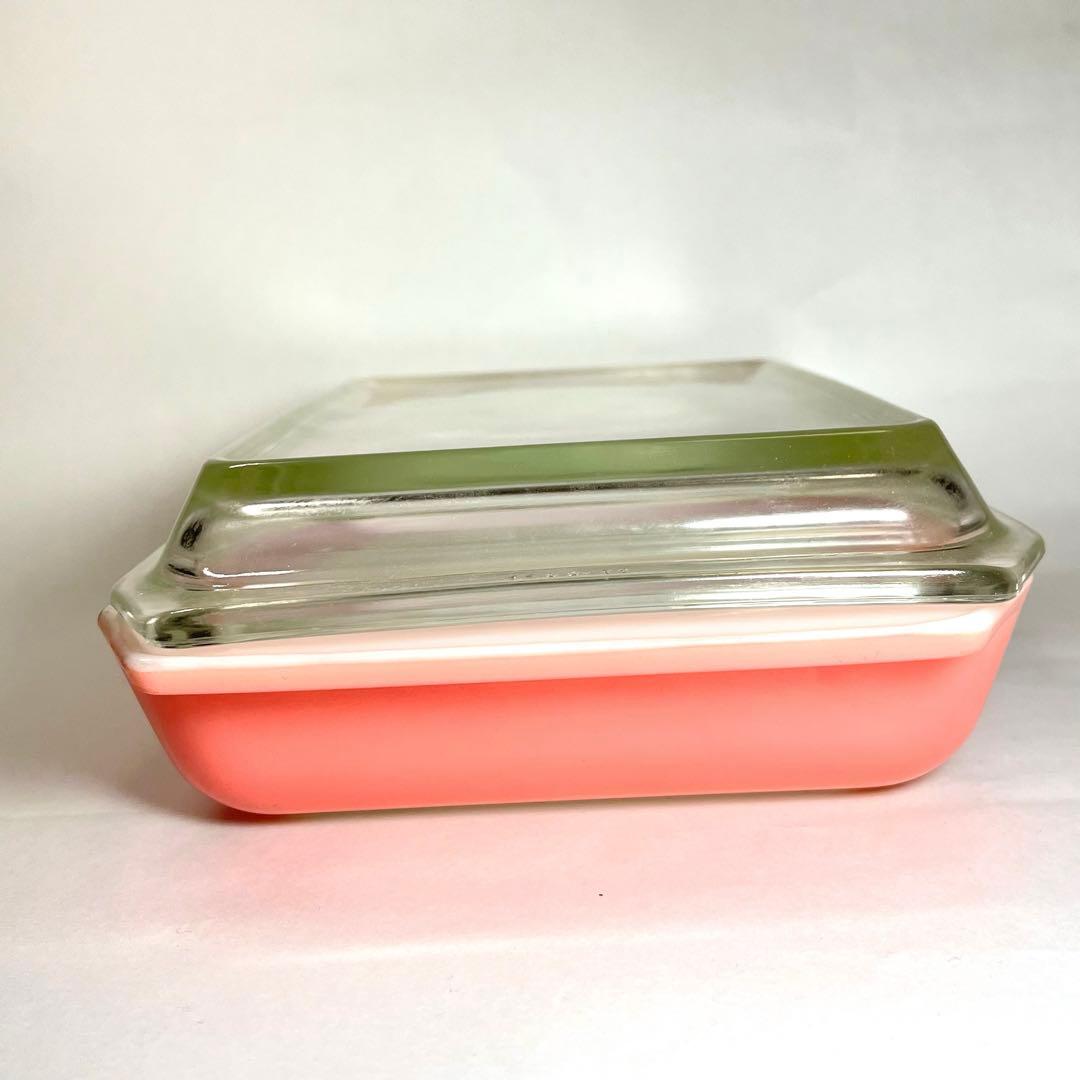 オールドパイレックス　ピンクデイジー　キャセロール