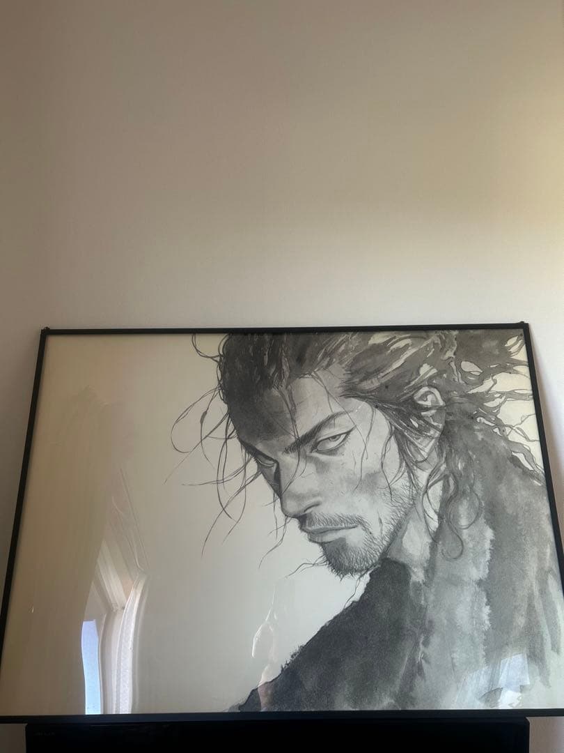 値下げ　バガボンド　最後の漫画展　額付き　B1ポスター　宮本武蔵　井上雄彦