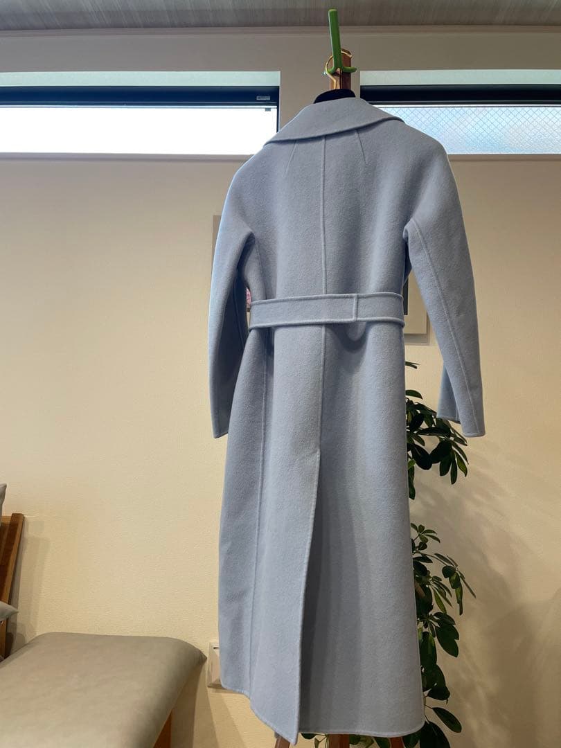 最終価格マックスマーラS Max Maraクチートアマーノコート34ライドブルー