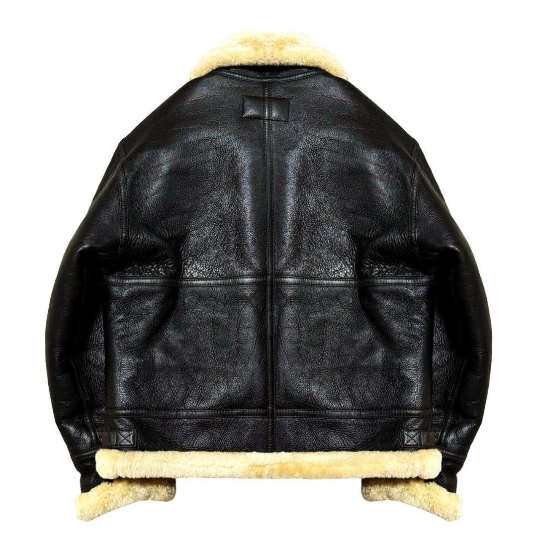 10万 ミリタリークロージング B-3 ムートン フライトジャケット XL 羊