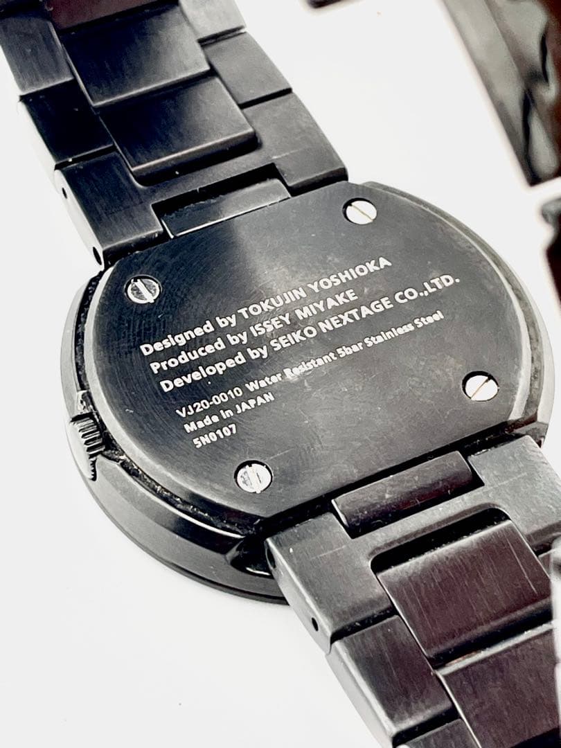 【多少傷あり即発送可】イッセイミヤケ TO 時計 VJ20-0010
