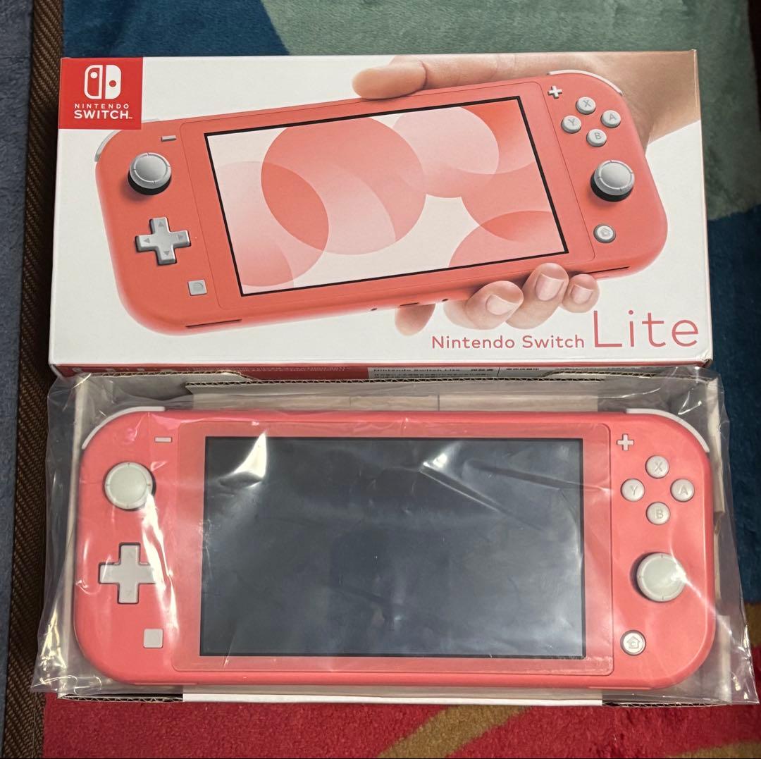 [美品]Nintendo Switch Liteコーラルピンク