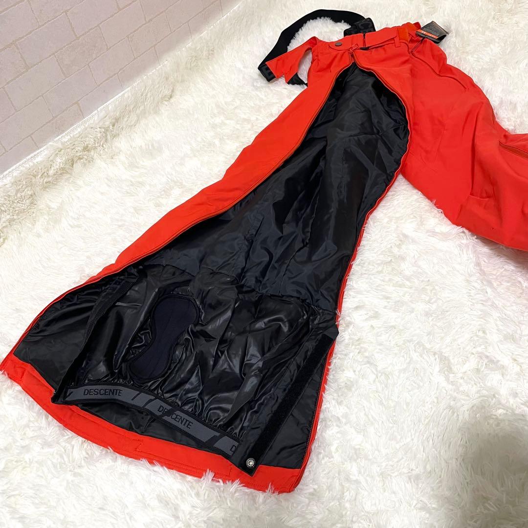 【新品タグ付き】 デサント　DESCENTE スキーパンツ　Lサイズ オレンジ