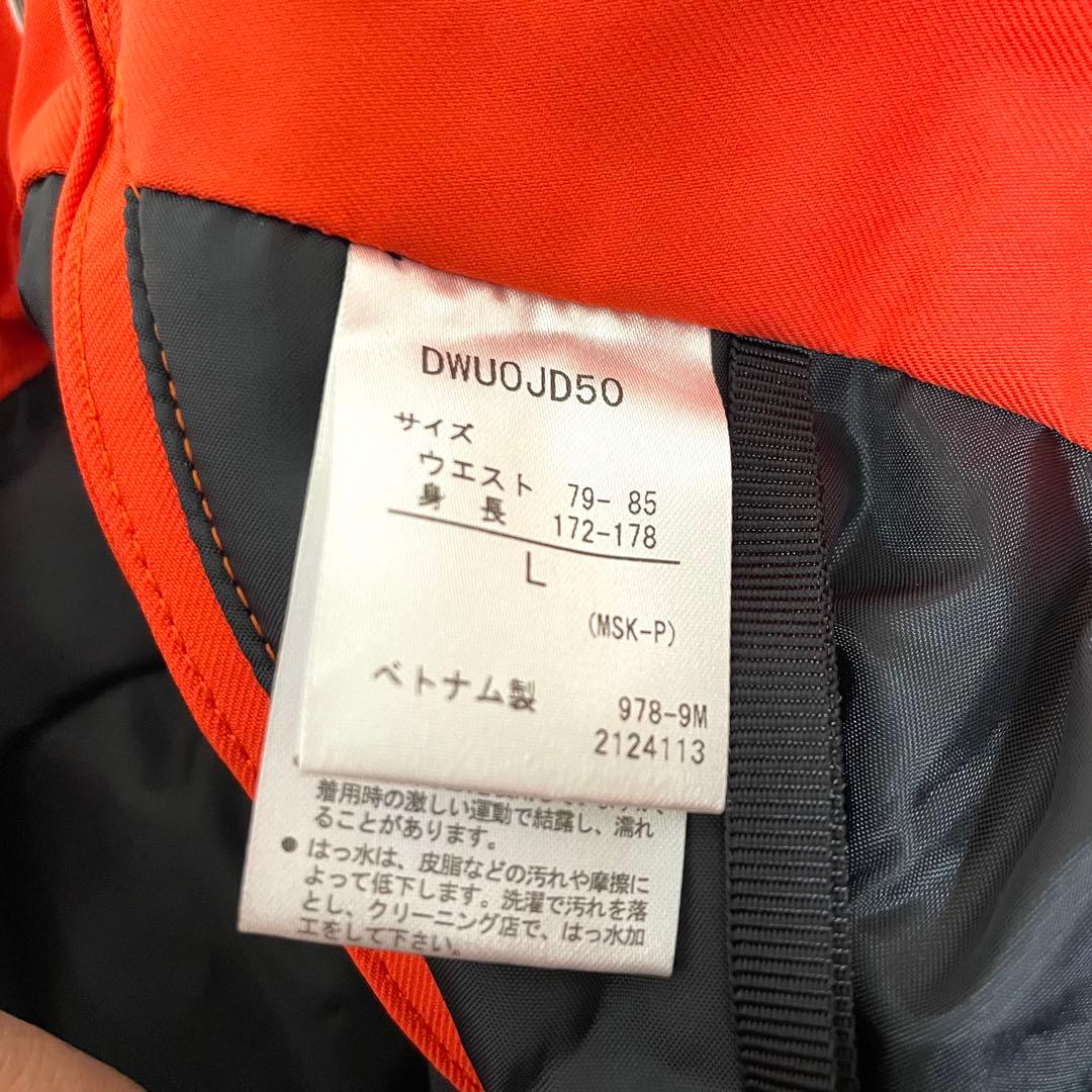 【新品タグ付き】 デサント　DESCENTE スキーパンツ　Lサイズ オレンジ