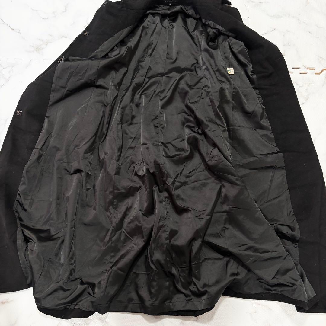 ✨大人気✨セオリー　超ロングコート　黒L