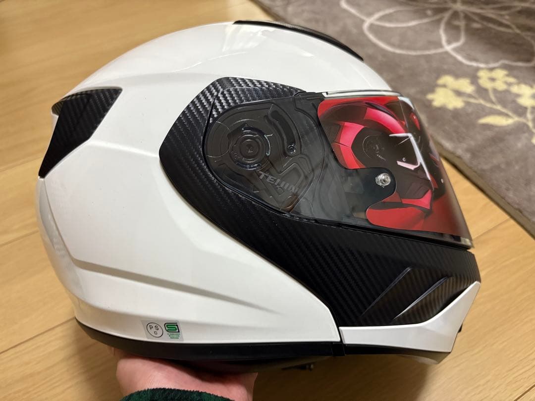 Kabuto RYUKI XL ホワイトメタリックヘルメット