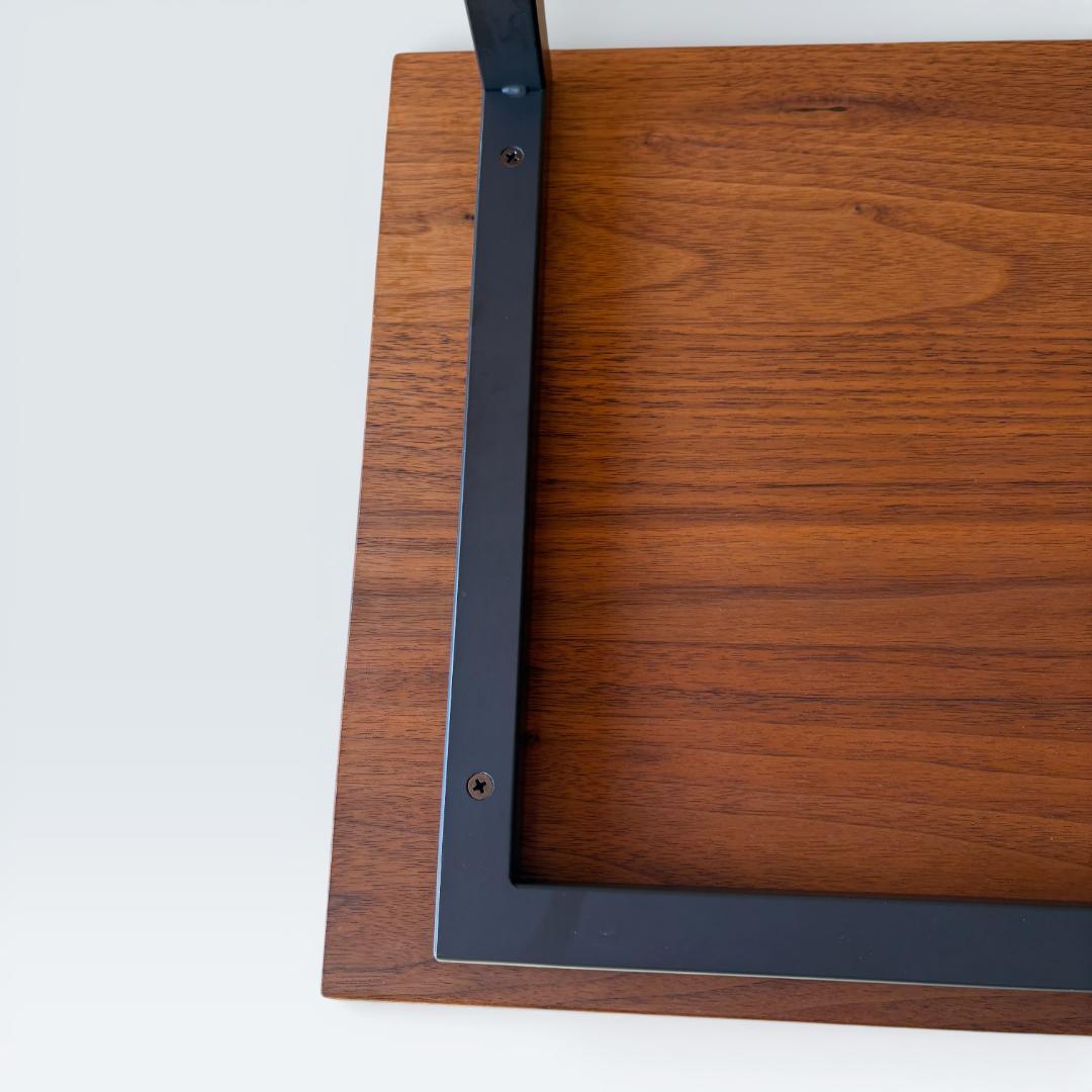 広松木工 FREX サイドテーブル 068 ウォールナット 無垢 アイアン