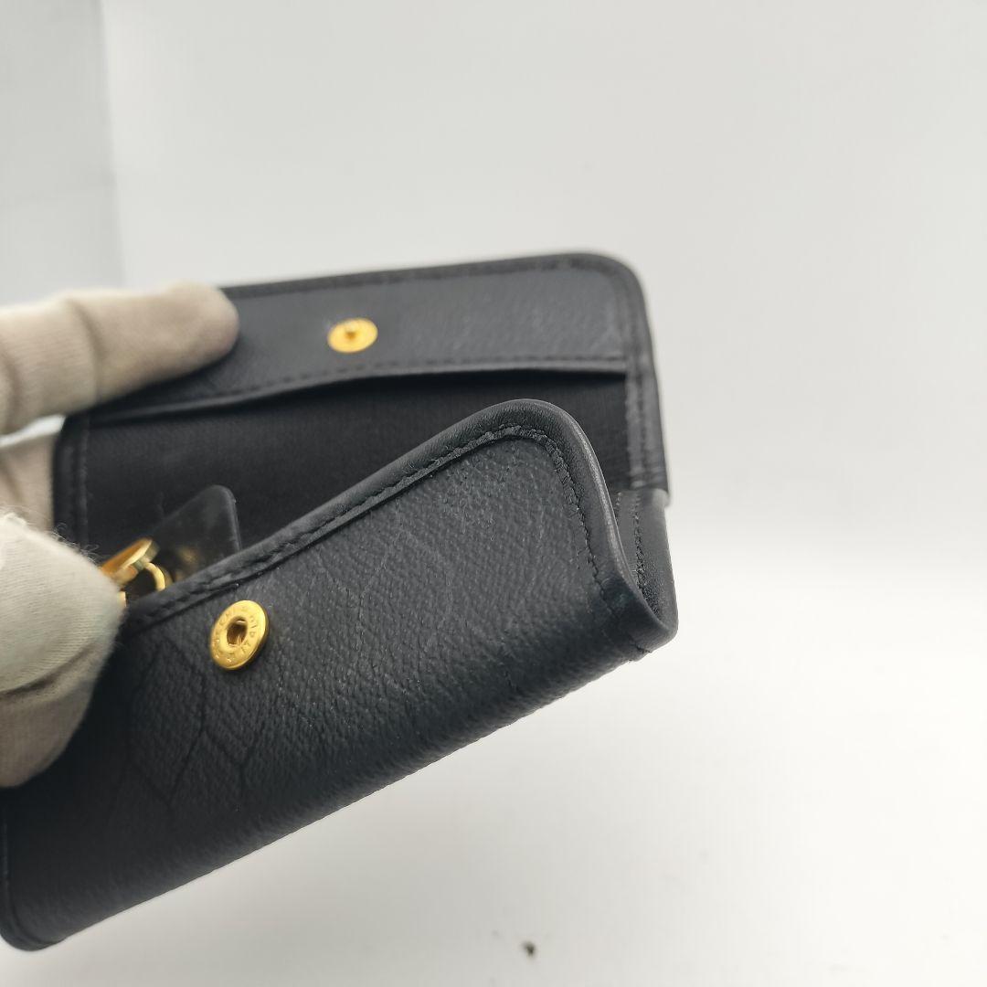 ◎クリスチャンディオール　6連キーケース　ハニカム柄　ブラック