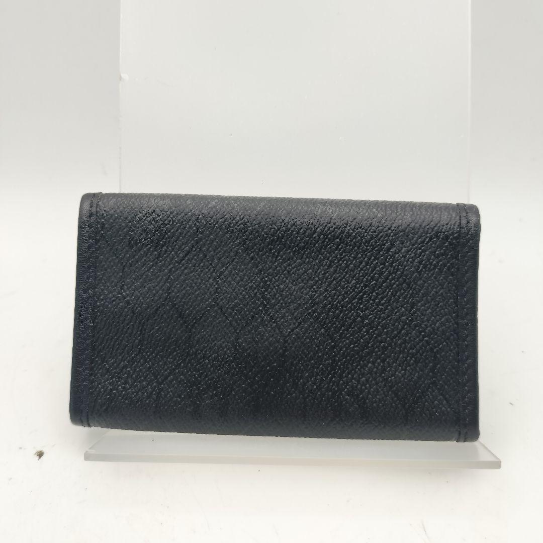 ◎クリスチャンディオール　6連キーケース　ハニカム柄　ブラック