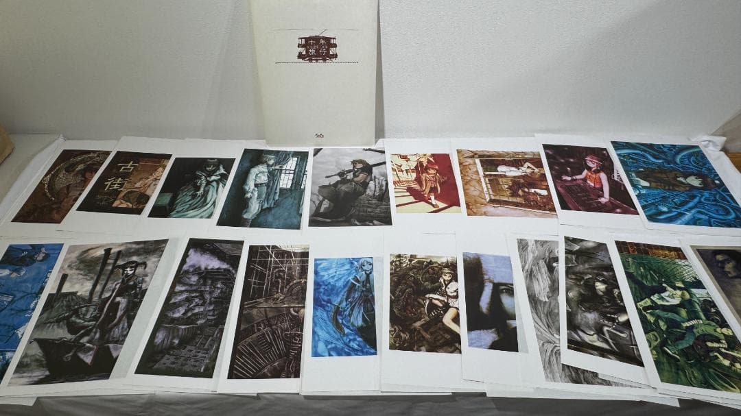 ＃A 十年旅行 安倍吉俊 ポートレート20枚 複製原画 画集 アート イラスト