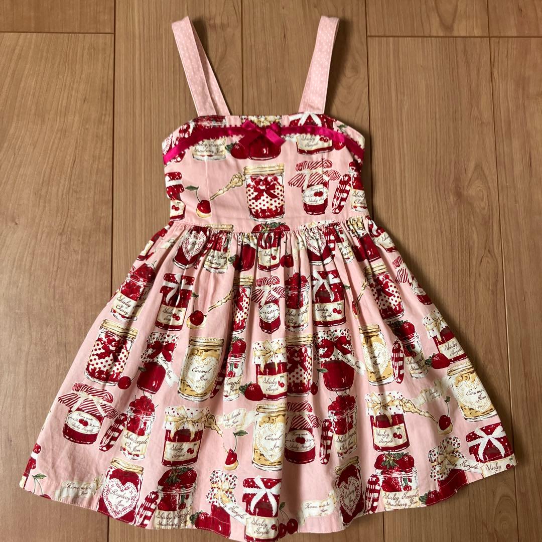 美品　シャーリーテンプル　ワンピース　ジャム瓶　110