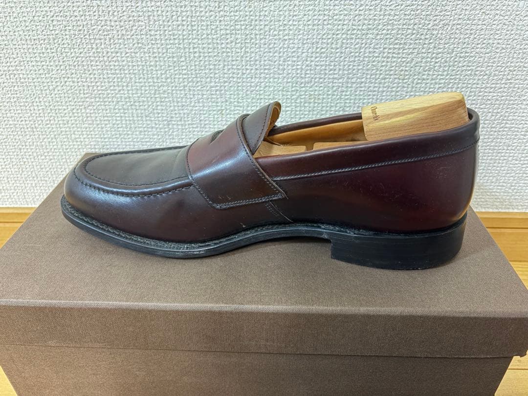 【値下げ】【美品】【希少】チャーチ コードバン ローファー （シューキーパー付）