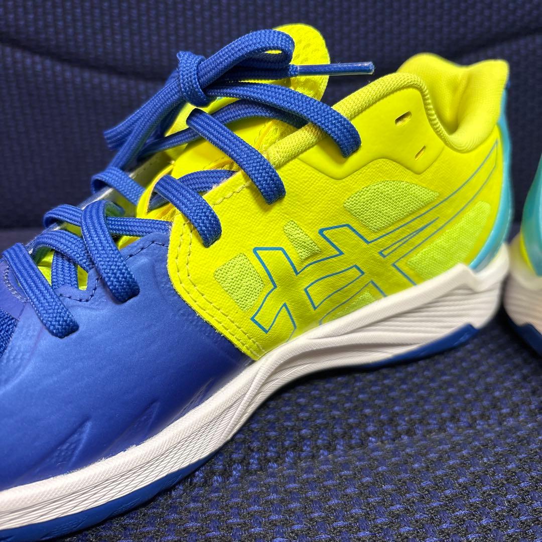 ASICS バレーボールシューズ ブルー/イエロー　27.5cm