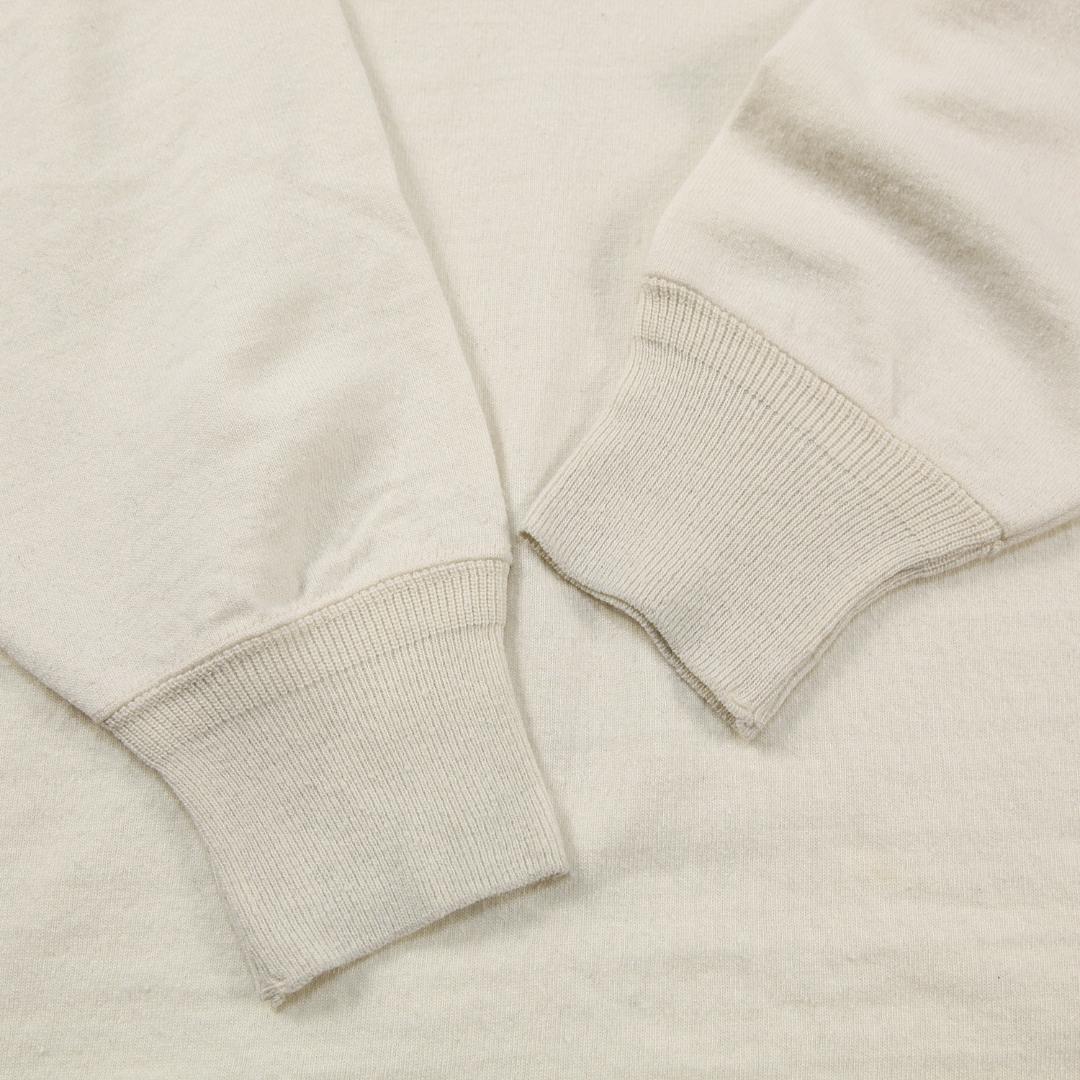 COMOLI 22AW ウール ラグビーシャツ W03-05012 3 ECRU