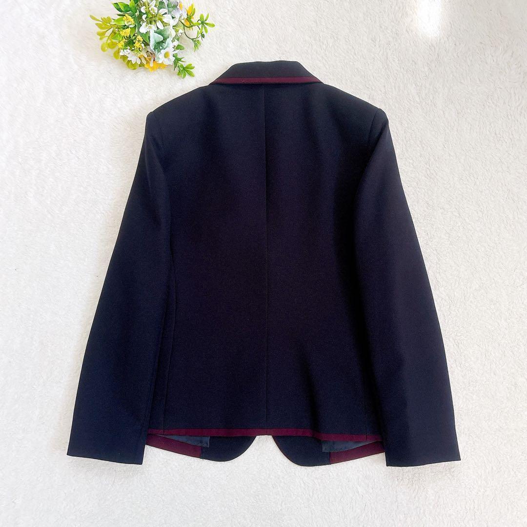 ELLE EN NOIR 女の子セレモニースーツ 紺ブレ グレンチェック 150