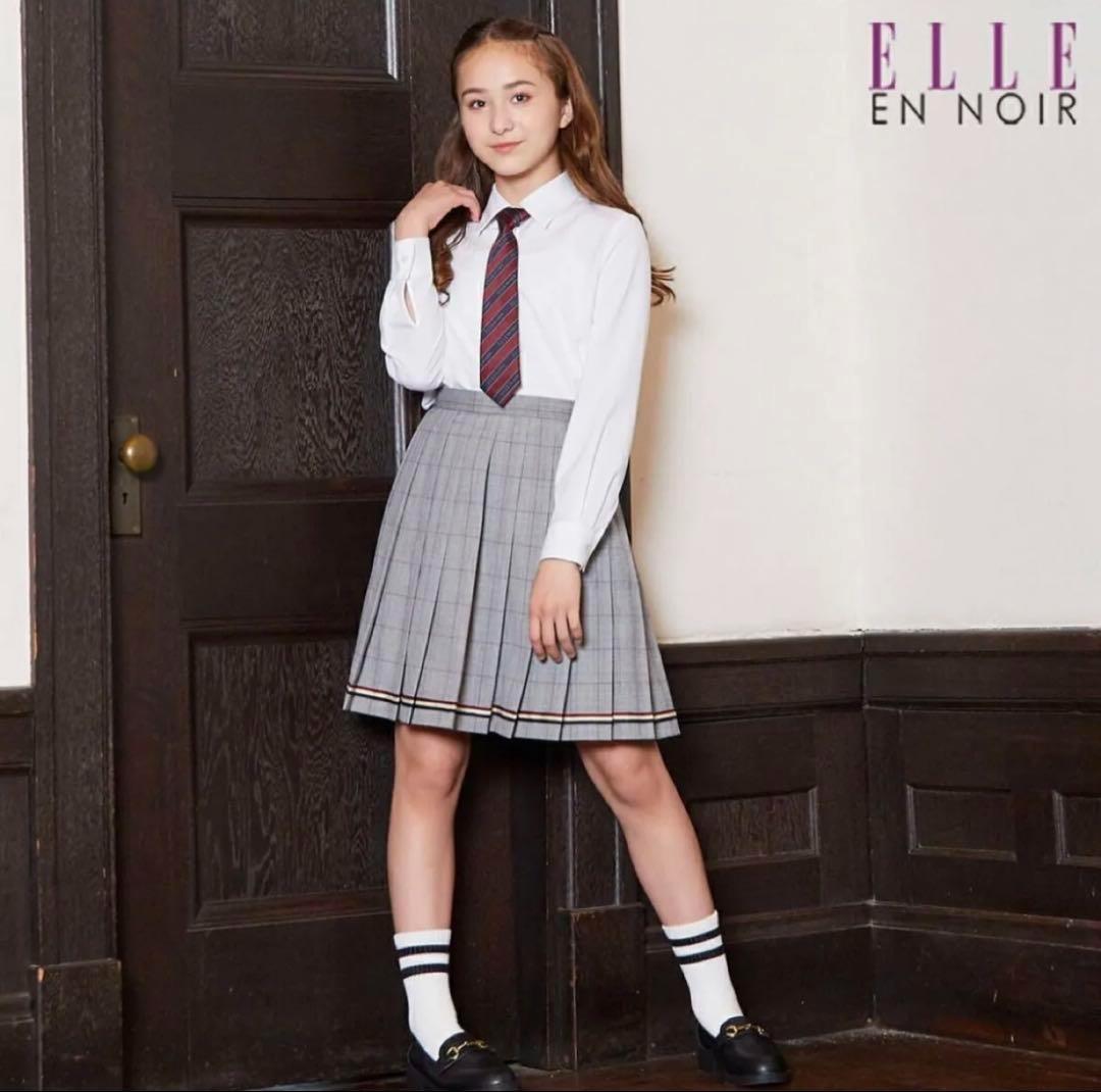 ELLE EN NOIR 女の子セレモニースーツ 紺ブレ グレンチェック 150