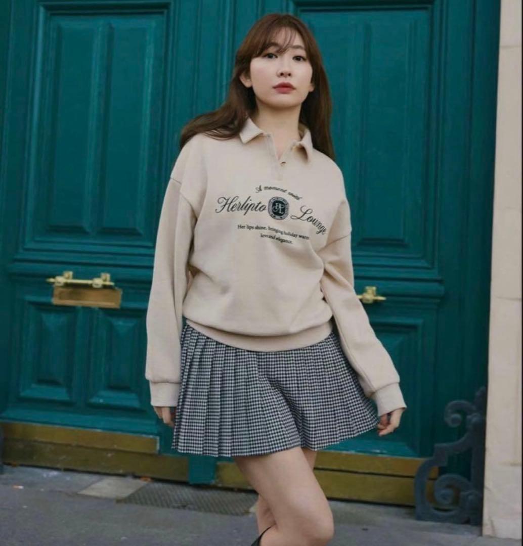 トップス herlipto HLT Lounge Polo Sweatshirt