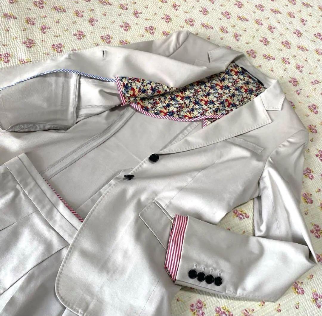 ポールスミス ブラックレーベル スカートスーツ 上40下42 W72 DMW