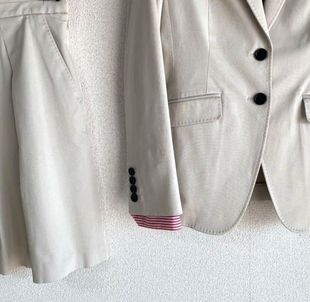 ポールスミス ブラックレーベル スカートスーツ 上40下42 W72 DMW