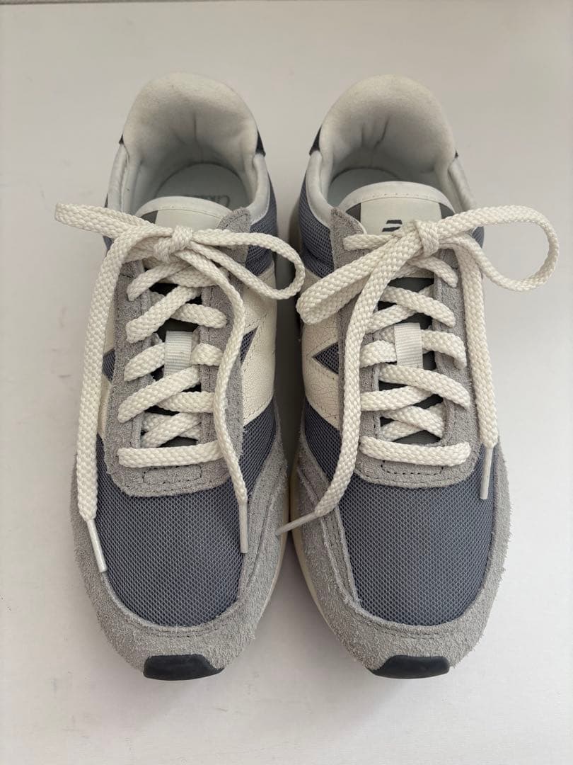 New Balance U370AH スニーカー グレー/ホワイト 箱付23.5