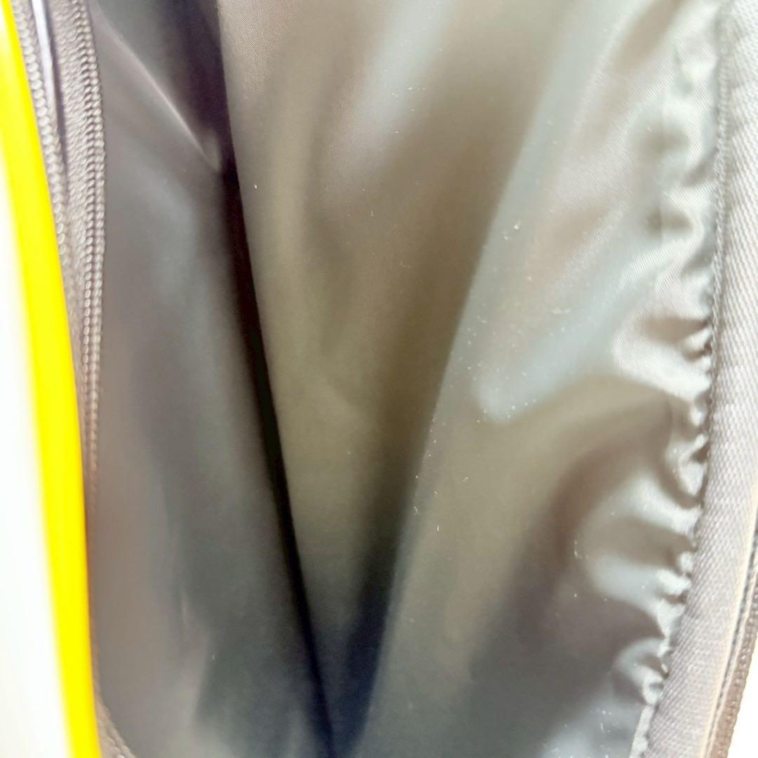 キャロウェイ キャディバッグ 9型 ホワイト×イエロー フード付