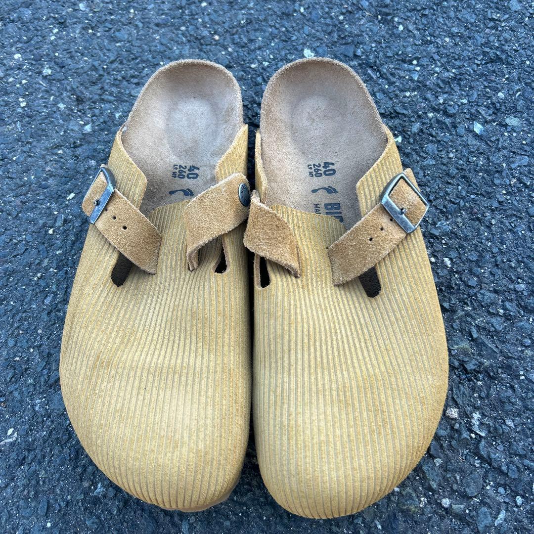 40 コーデュロイ BIRKENSTOCK BOSTON ボストン コルク