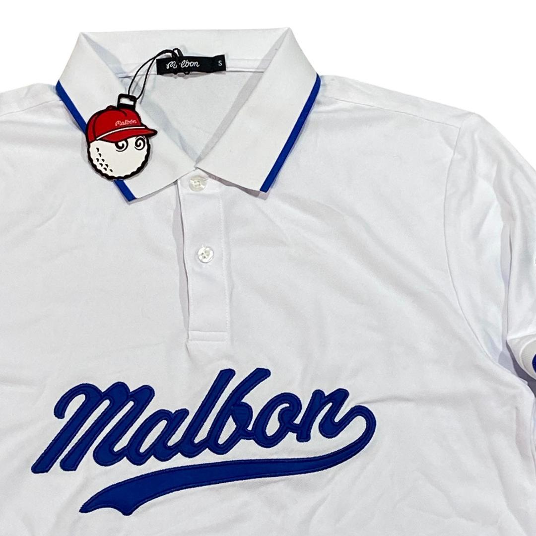 【韓国モデル】MALBON GOLF マルボン ゴルフ 半袖 ポロシャツ S