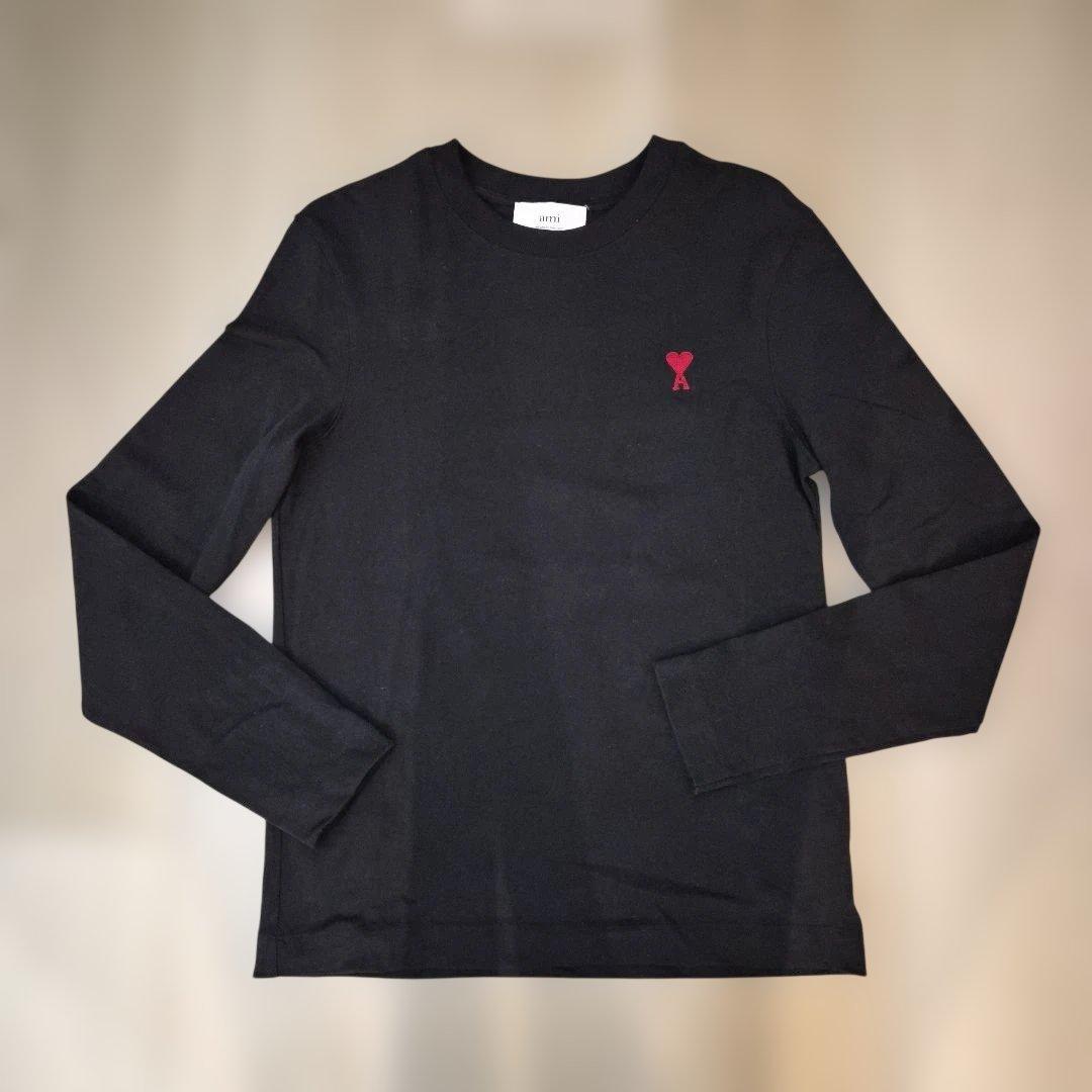 ☆正規品☆AMi☆アミ☆ブラック☆長袖☆カットソー☆
