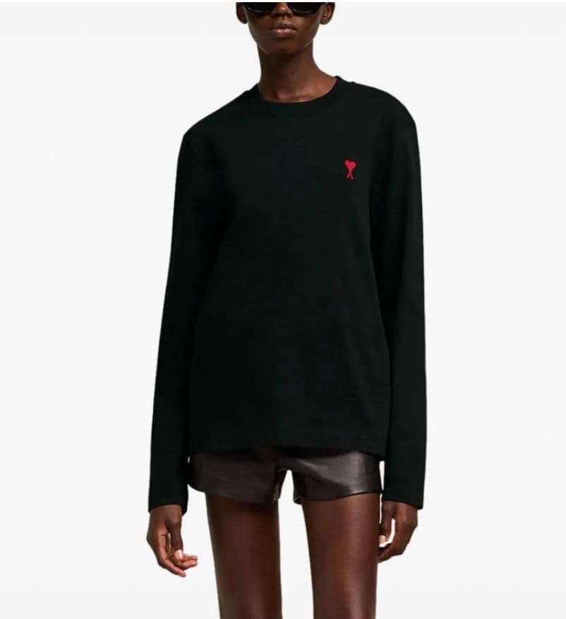 ☆正規品☆AMi☆アミ☆ブラック☆長袖☆カットソー☆