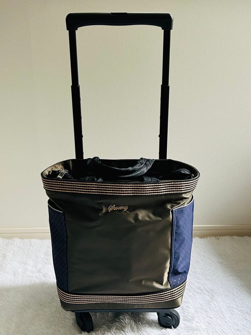 美品⭐︎SWANY キャリーケース　東京デリカ　2way4輪ストッパー機内持ち込み