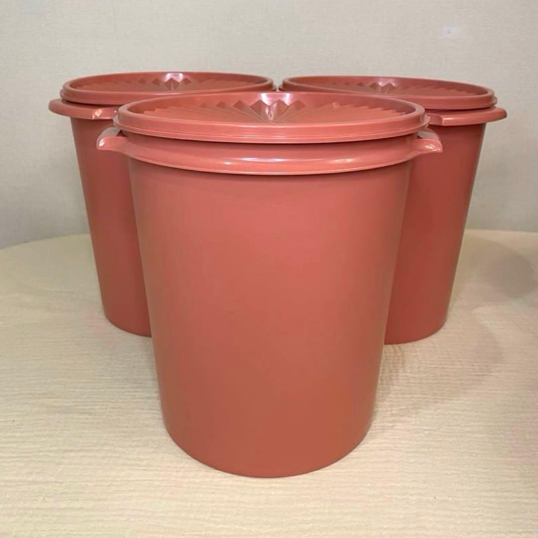 美品 タッパーウェア　マキシデコレーター　マキシクイーン5個セット 食品保存容器