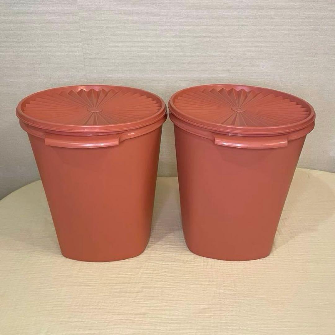 美品 タッパーウェア　マキシデコレーター　マキシクイーン5個セット 食品保存容器