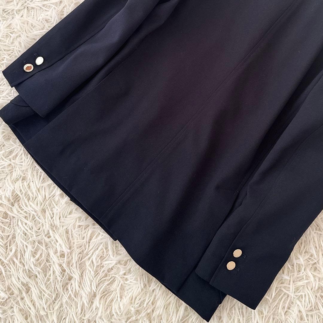 極美品✨現行 マッキントッシュフィロソフィー 紺ブレ ダブル 金ボタン ロゴ刻印