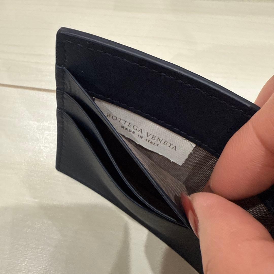 Bottega Veneta ネイビー マネークリップ 新品未使用