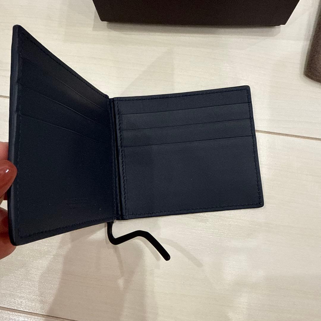 Bottega Veneta ネイビー マネークリップ 新品未使用